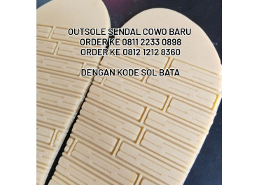 New Outsole Karet Sandal Motif Trendy